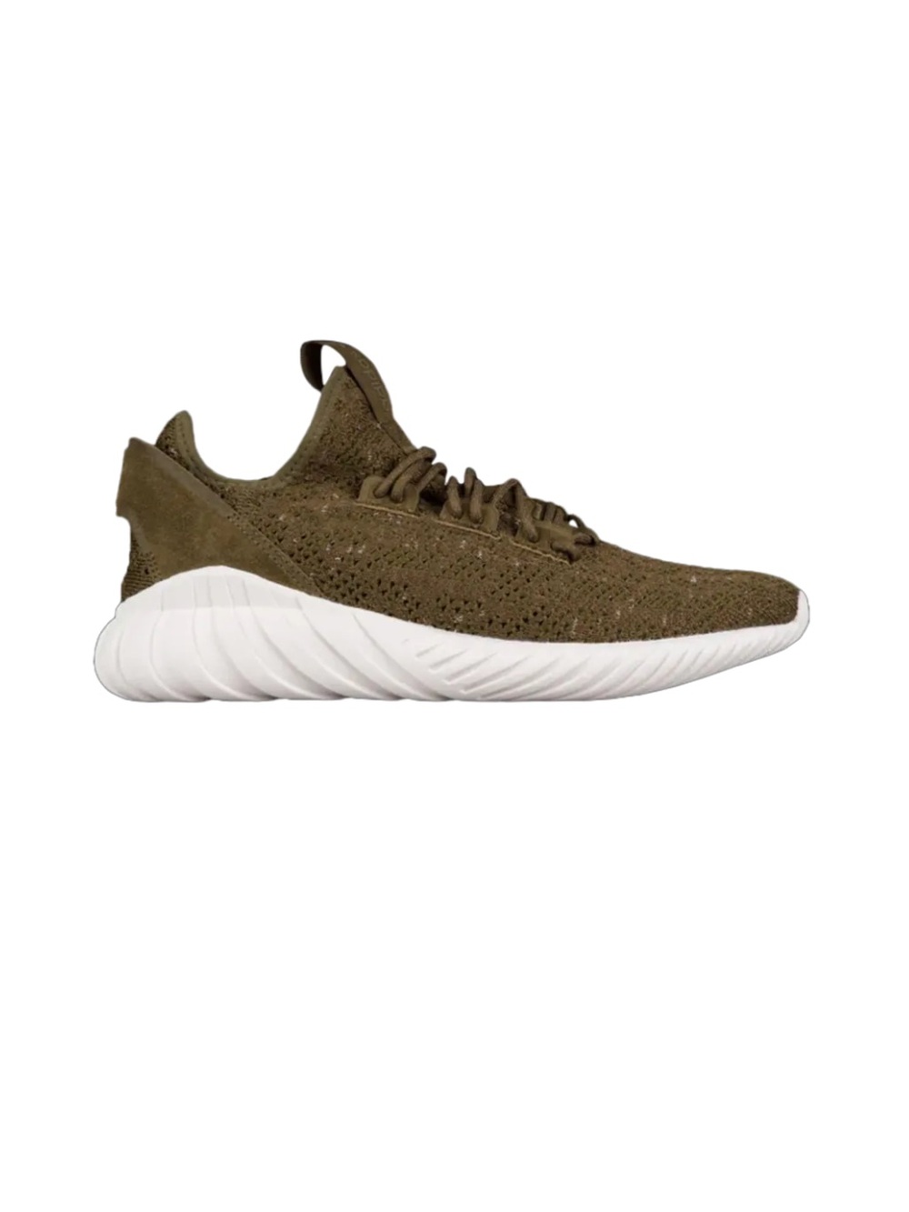 Kids size Olive Knit Athletic Sneakers - Brand:Adidas Tubular